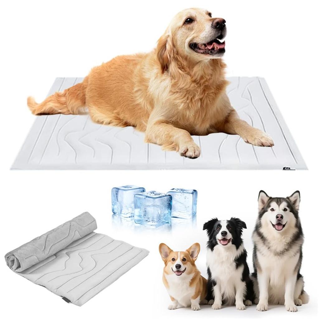 Dog Mat, Upgraded Pet Pad For Dogs Cats, Portable Dog Cool Bed For Summer, Non-Slip Washable, Ideal For Indoor Outdoor Use