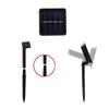 Waterproof LED Stake Lamp Solar Pathway Lights Outdoor 5 Pieces Christmas Solar Snowflake Lights for Walkway Garden Festival