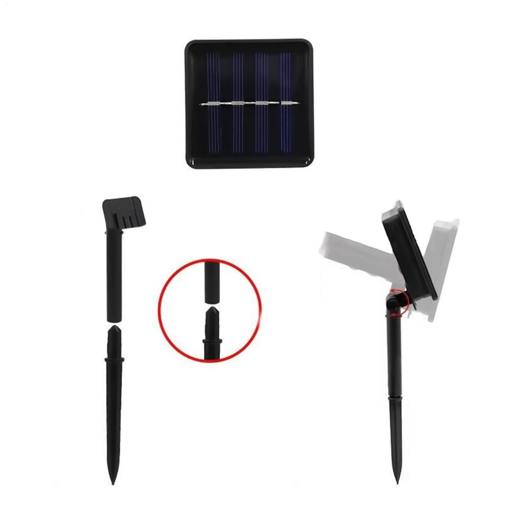 Waterproof LED Stake Lamp Solar Pathway Lights Outdoor 5 Pieces Christmas Solar Snowflake Lights for Walkway Garden Festival