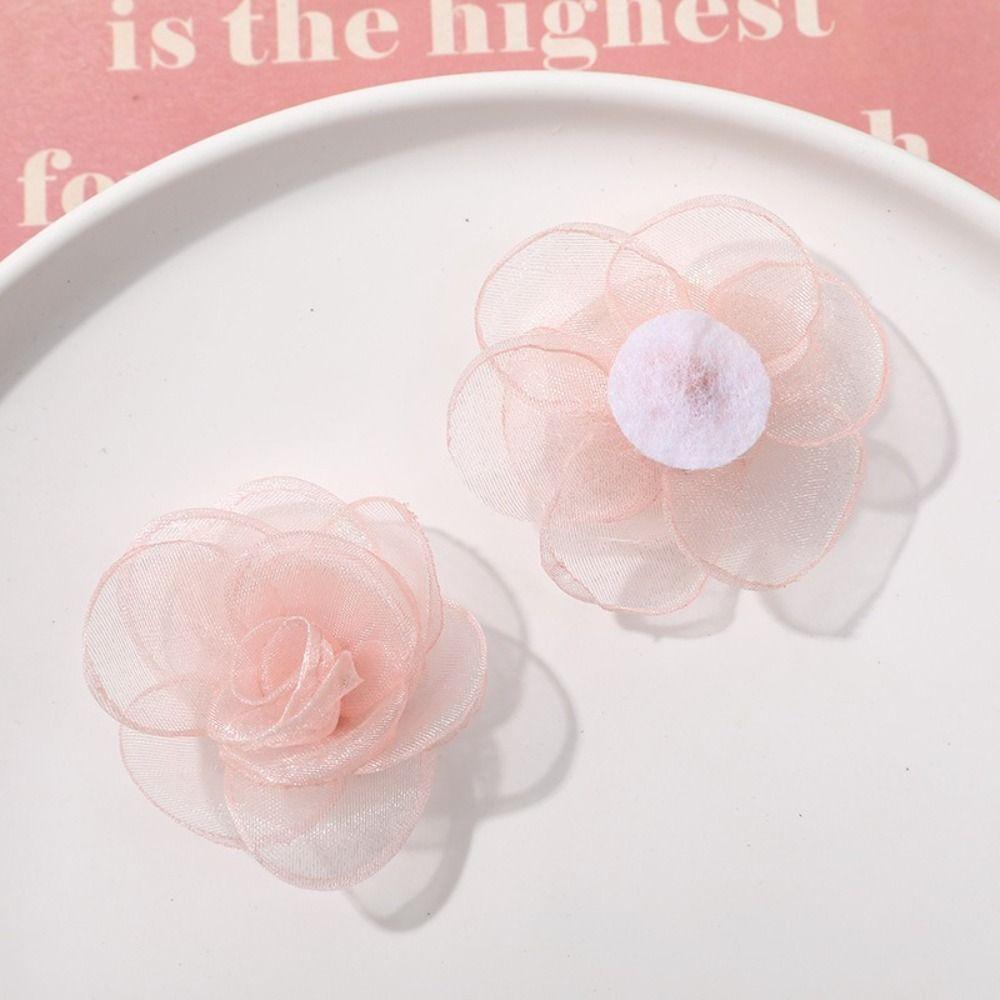 5 pcs Weaving Mesh Earring Material Handmade Clothing Accessories New Hair Clip Accessory