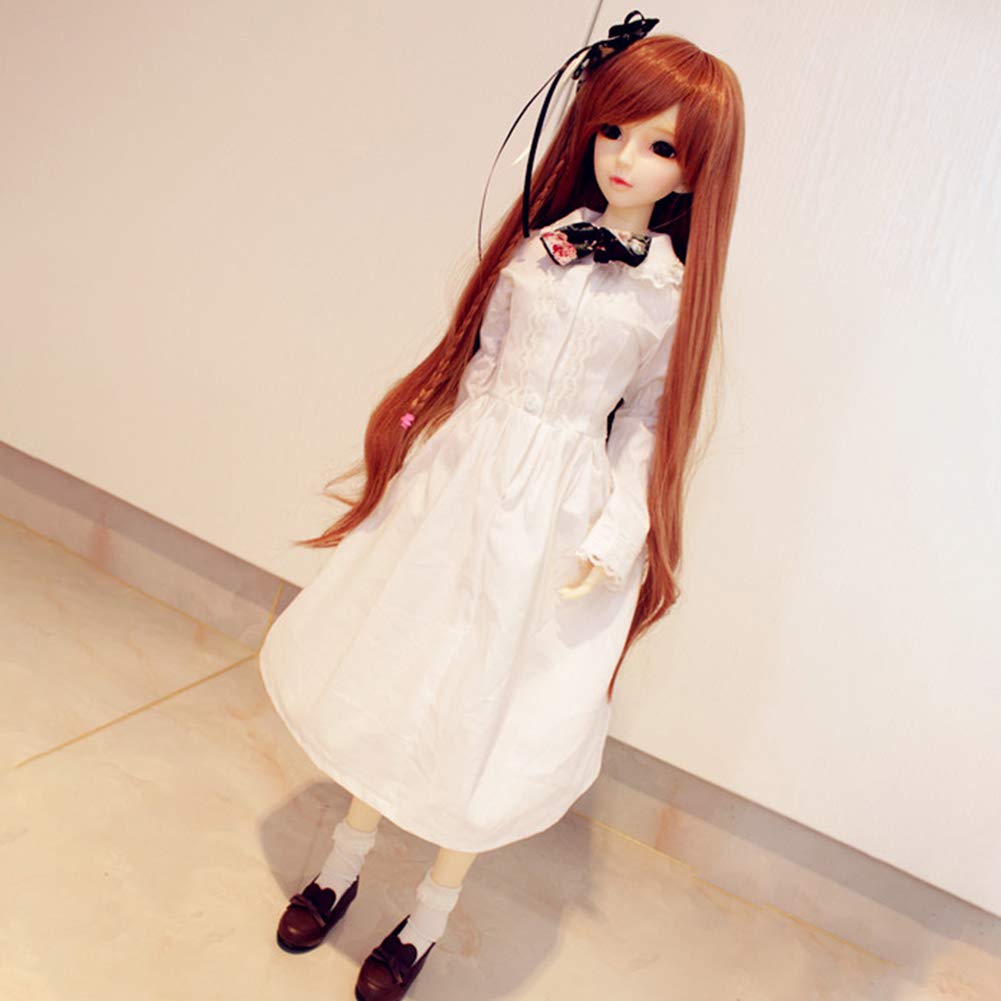 Rakulifey BJD Doll Set Set Doll 1/4 Dress-up (Hair Accessory, Dress, Skirt) - 3-Piece (1/4 Outfit)