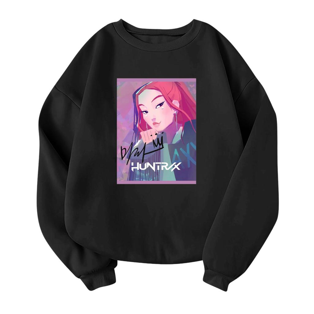 Children's Fashionable Lightweight Long-sleeved Round Neck Pullover With Pockets Printed Pullover