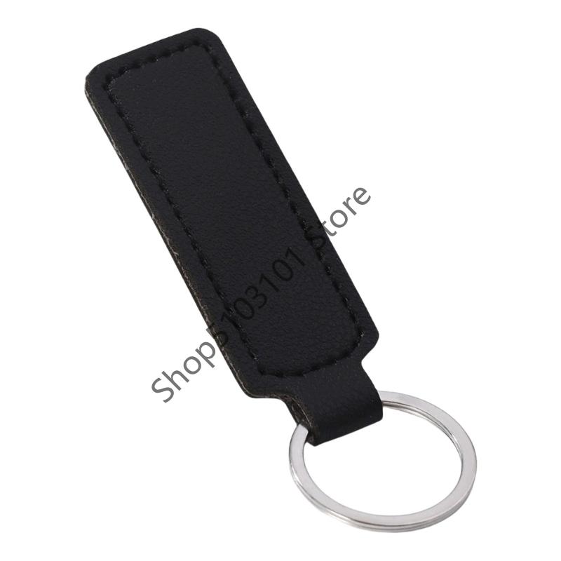 X6HE Anti Scratch Keychain Organizers Lightweight PU Leather Construction For Drivers Cyclists Daily Commute Cycling
