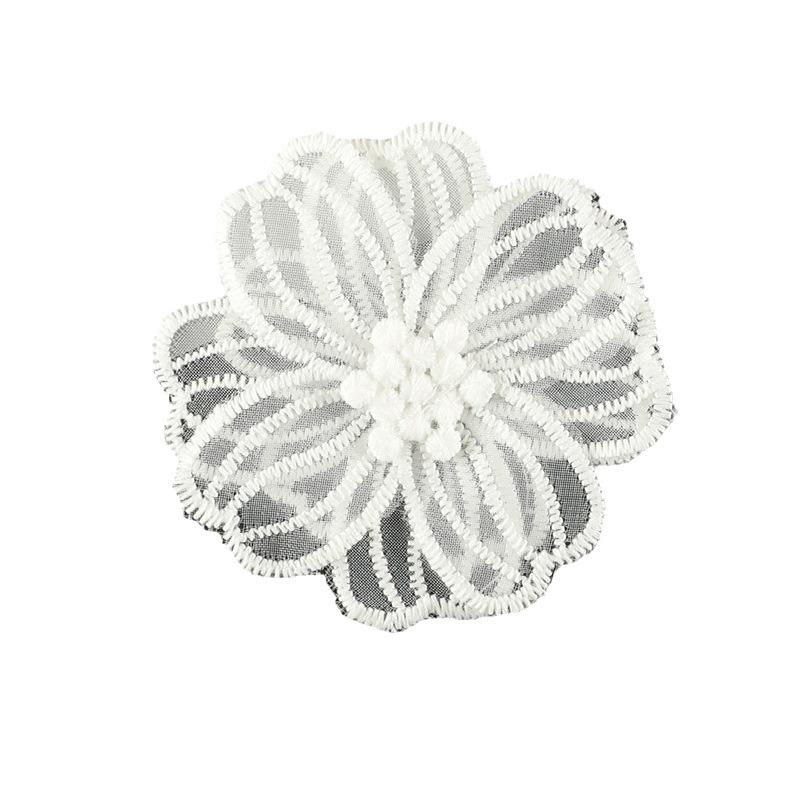 Duoku Cartoon Lace Bow Lace Embroidery Sticker Diy Hand Account Accessories Brooch Hairpin Jewelry Accessories Cloth Sticker