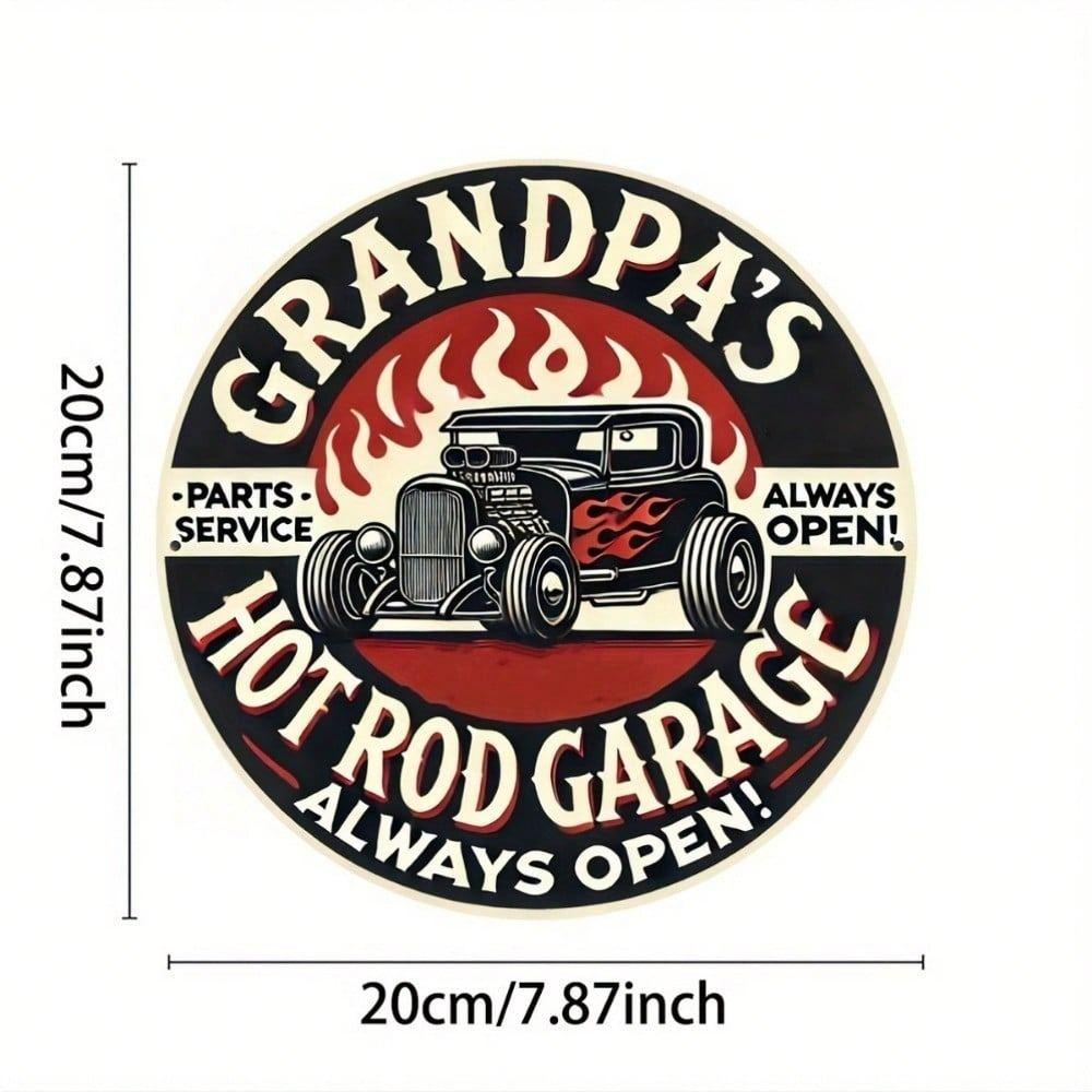 Vintage Metal Tin Sign Retro Wall Art Poster Home Decor 20x20cm