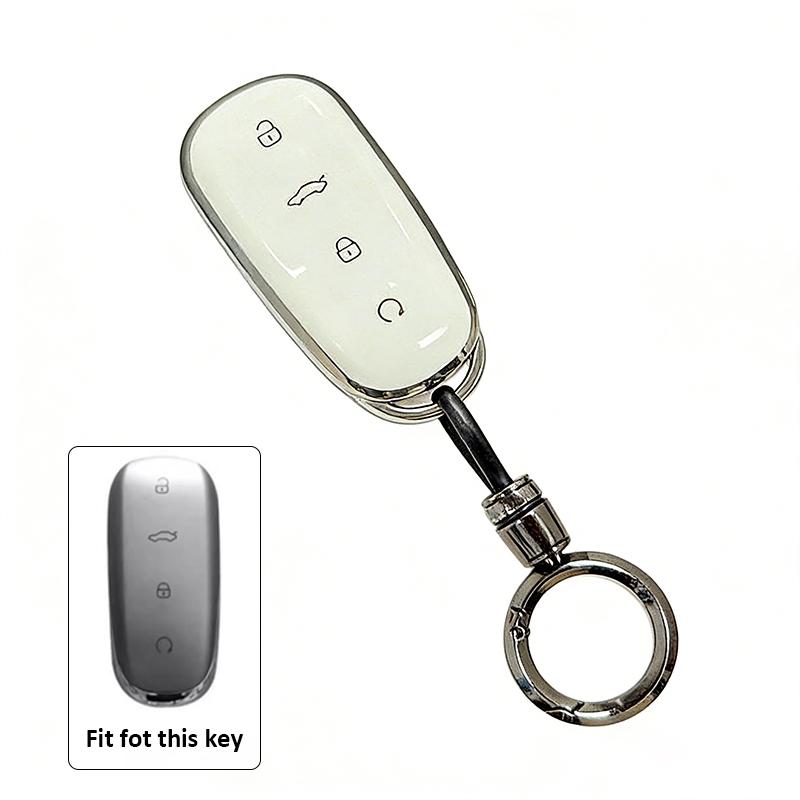 Custodia Portachiavi Auto in TPU per Chery Omoda C7 7 Shs Phev Accessori Portachiavi Copertura Decorativa per Telecomando Guscio Supporto Fob