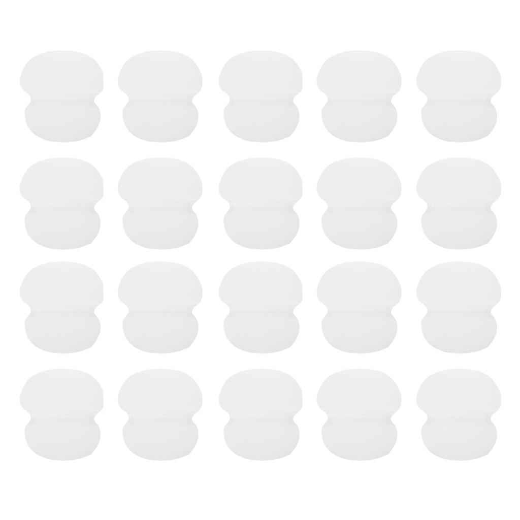 Disposable Underarm Sweat Absorbent Pads Unisex Cotton Armpit Sweat Guard 20pcs