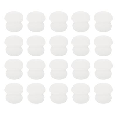 Disposable Underarm Sweat Absorbent Pads Unisex Cotton Armpit Sweat Guard 20pcs