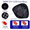 280W Nail Lamp for Nails Gel UV LED Nail Art Drying Tools with 4 Timer Setting