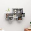 VidaXL Wall Shelf Car Shape Concrete Grey 82x15x51 Cm Chipboard