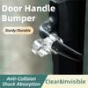 1pc PVC Door Stopper Clear Windproof Door Stop Multi-Compartment Door Handle Bumper  Home Office