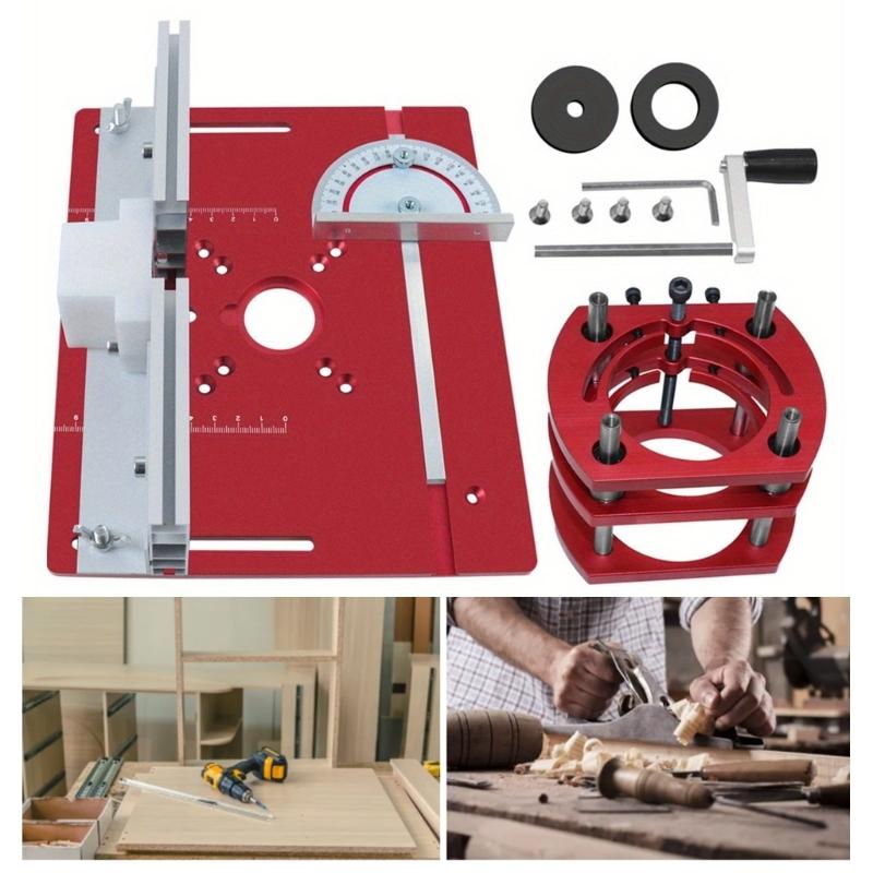 Router Lift Systems Wood Router Lift Kits Antirust Lifting Systems Base Scale Woodworking Tool Engraving for Woodworking
