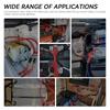 ECGSOLAX 2AWG Soft Battery Connection Cable Stranded Copper Wire With Heavy Duty M10 Lug For Inverter Car Solar UPS Marine Boat