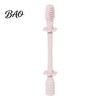Infant Soothing Chew Toy Baby Silicone Teething Toy, Food-Grade Bite Soother for Gum Seamless One Piece Teether Relief, Anti-Finger Biting Stick,