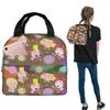 Ben And Hollys Cartoon Insulated Lunch Bag for Women Children Portable Food Boxes Thermal Lunch Box Tote