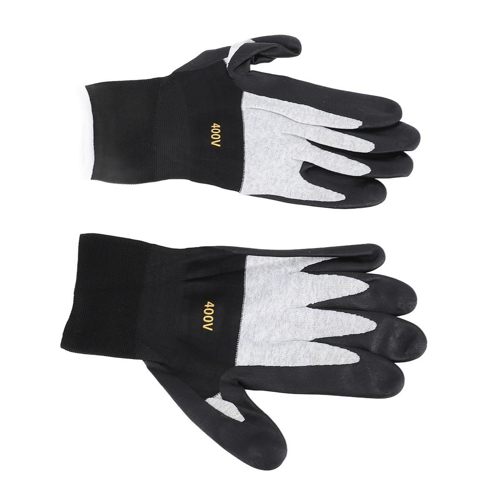 Isolierte Elektrikerhandschuhe Gummi Rutschfest 400V Spannungsfestigkeit Elektrikerhandschuhe für