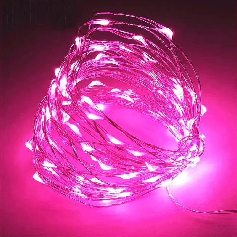 1Pack Fairy Light String Led Copper Wire String Light 1/2/3/5/10M Battery Powered For Bedroom Garden Party Wedding Decoration