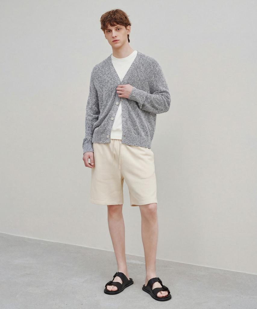 Jeilium Leo Drawstring Shorts Cream