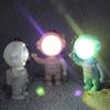Astronaut Sunset Projector Light Keychain Women Purse Handbags Charm Keychain