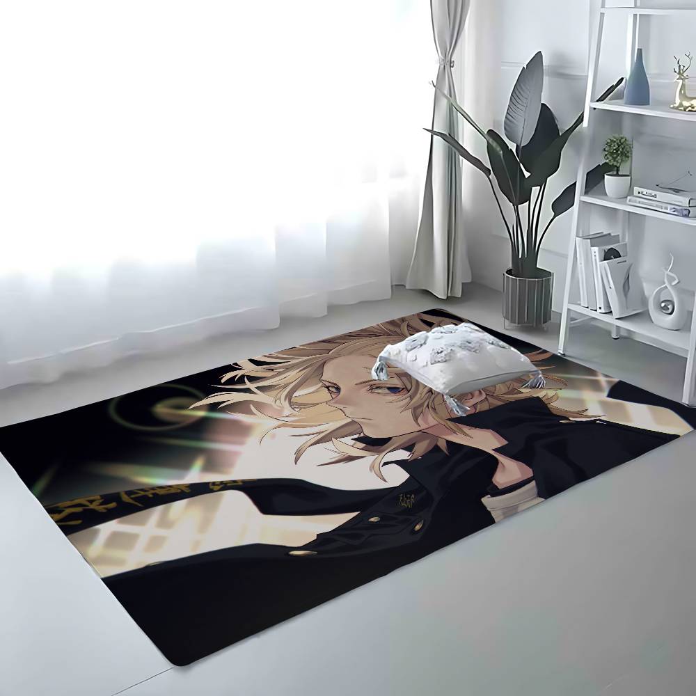 Anime T-Tokyo Revengers Floor Mat Bathroom Absorbent Mat Simple Door Dirt-resistant Mat Home Kitchen Mat Foot Mat Entry Mat