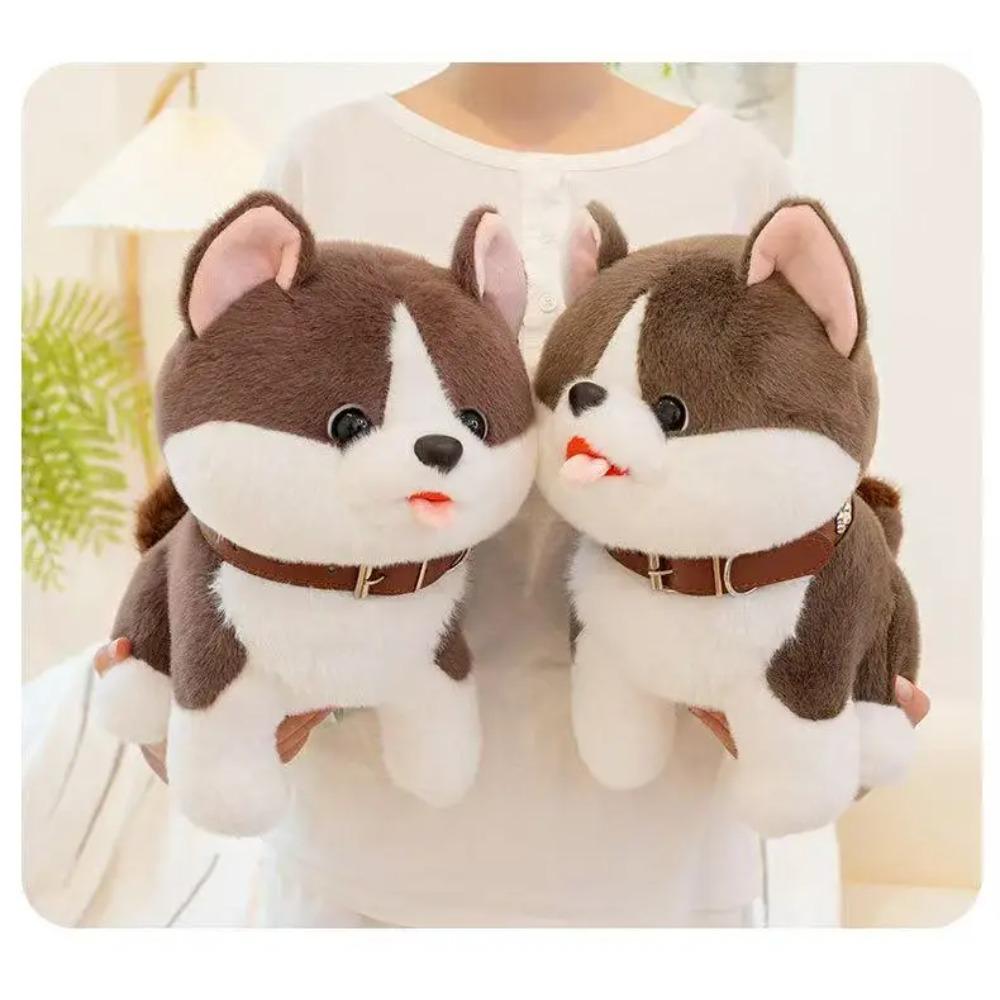 25/35cm Glückshund Puppe Stofftier Plüschtier Handgemachte Puppe Cartoon Anime Niedliches Kissen Kissen Lustiges Kindergeburtstagsgeschenk Puppe