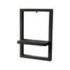 Étagère Flottante Murale Forme Carrée Étagère Murale en Bois Étagère Vintage pour Plantes Chambre à Coucher