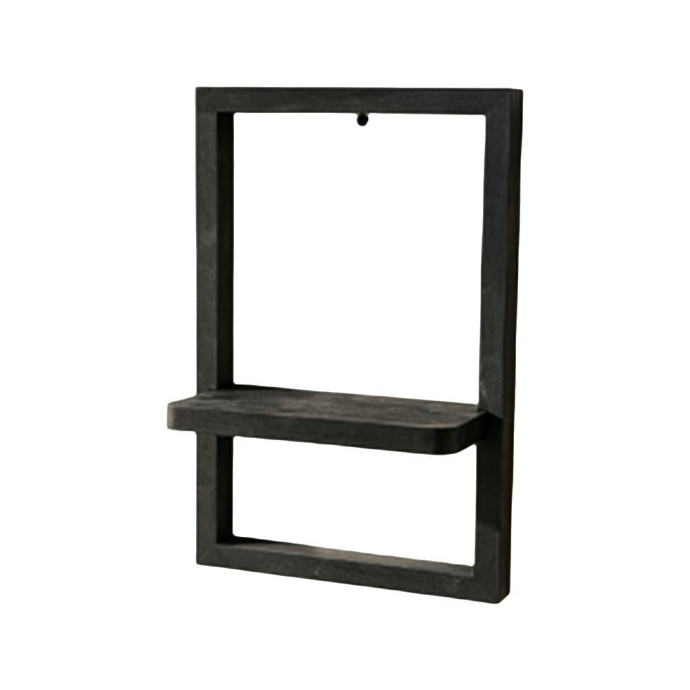 Étagère Flottante Murale Forme Carrée Étagère Murale en Bois Étagère Vintage pour Plantes Chambre à Coucher