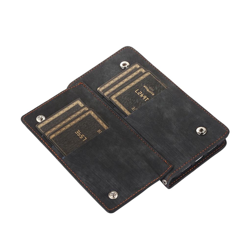 For iPhone 17 Pro Max Wallet Case with Wrist Strap Butterfly Imprint Leather Phone Cover