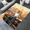 Grand Theft Auto Teppich für Wohnzimmer Schlafzimmer Zuhause Sofadekoration, Kinderspiel Rutschfeste Bodenmatte
