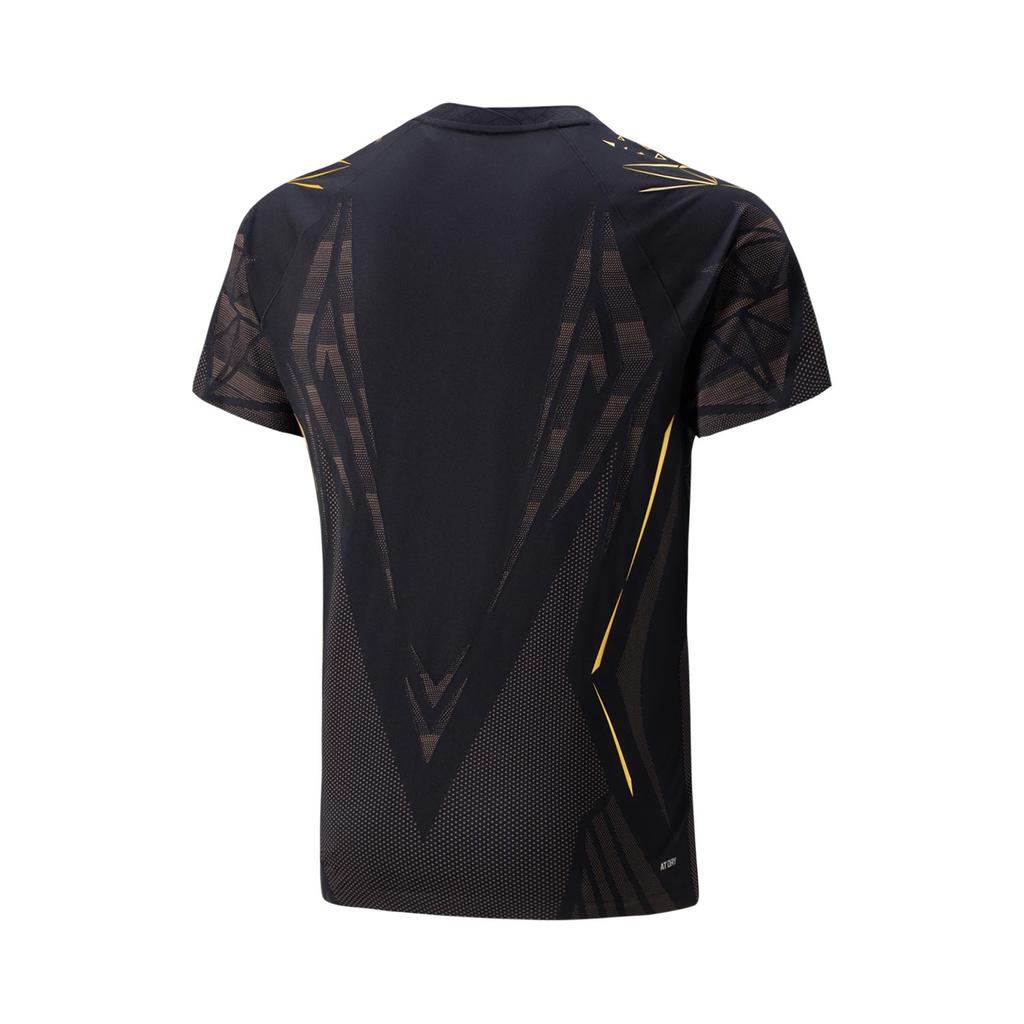 Li Ning Badminton Collection T Shirt Unisex Black AAYV019-1