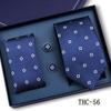Men'S Business Tie Pocket Square Scarf Gift Box Set Formal Wedding Professional Shirt Trendy Tie Worker
