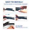 LHD Front Rear Windshield Wiper Blades For Dacia Sandero Stepway Streetway 2007 - 2023 Accessories 2008 2012 2013 2016 2018 2020