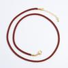 ZHUKOU Braided Cord Necklace Handmade DIY Jewellery Making Accessories Total chain length: approximately 19.69 inches