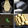 OPK Brand Watch 8133 Double Calendar Quartz Watch Men's Watch