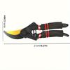 1pc Premium High Carbon Steel Garden Shears, Sharp, Comfortable Grip, Easy To Trim And Cut, Outdoor Lawn & Garden Tool Accessory