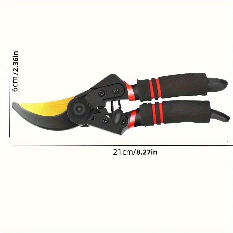 1pc Premium High Carbon Steel Garden Shears, Sharp, Comfortable Grip, Easy To Trim And Cut, Outdoor Lawn & Garden Tool Accessory