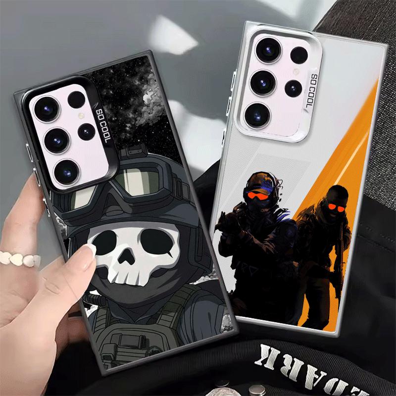 Counter Strike Cs Go Soft Phone Case for Samsung Galaxy S24 S25 FE S26 Edge S23 Ultra S22 Plus S21 + Shockproof Cover Back Shell