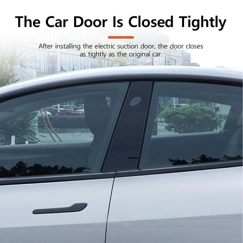 Smart Electric Suction Door For Tesla Model Y 3 Four Door Electric Suction Lock Automatic Suction Automotive Modification Parts