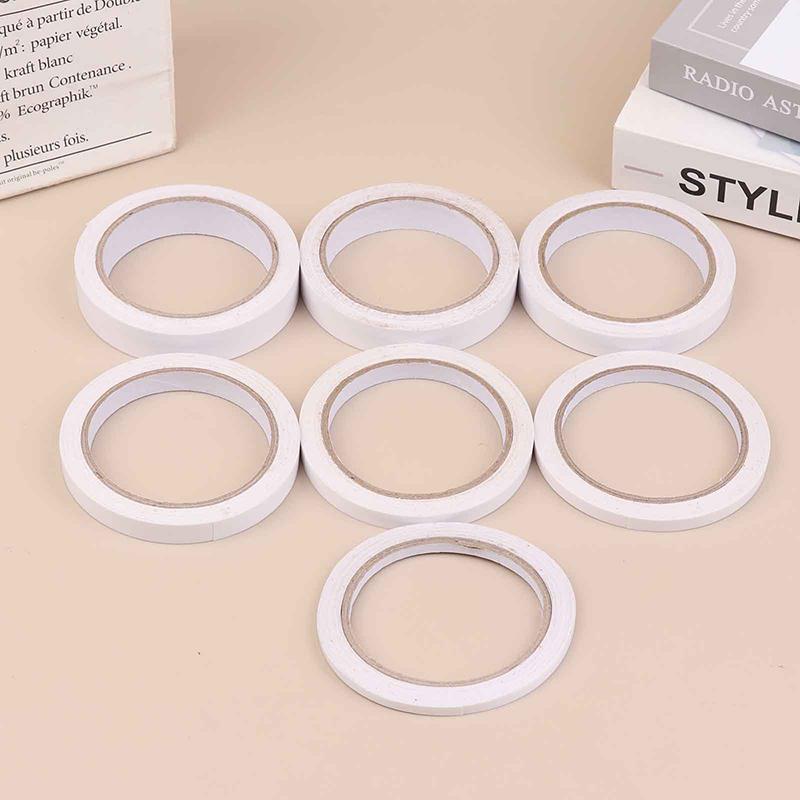 2Rolls 17M Double Sided Tape Strong Double Faced Powerful Hand Tearing Adhesive Tape For Mounting Fixing Pad Sticky Paper