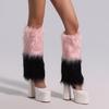 Faux Furs Leg Warmer Winter Warm Furs Boot Cuffs Cover,Party Costumes Shoe Cover