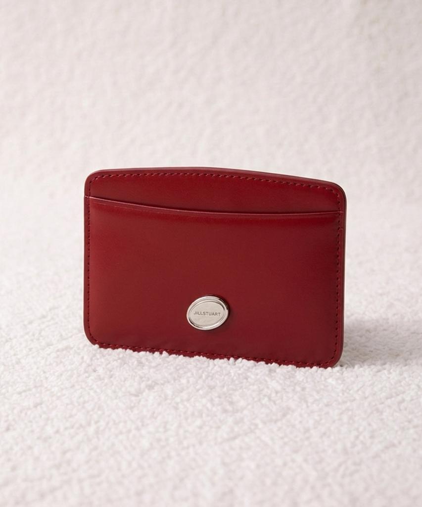 Jillstuart Acc [Or] Or Cowhide Single Card Wallet 4 Colors