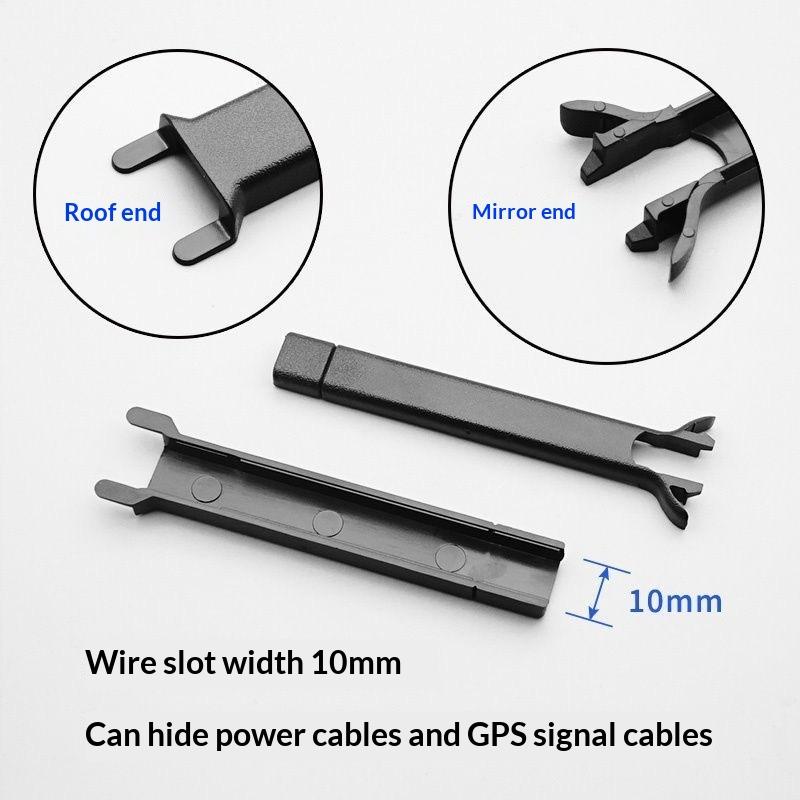 Plastic Wire Channel For Cars Automotive Cable Sleeve Car Wire Duct Dash Cam Installation Cable Management Organizer