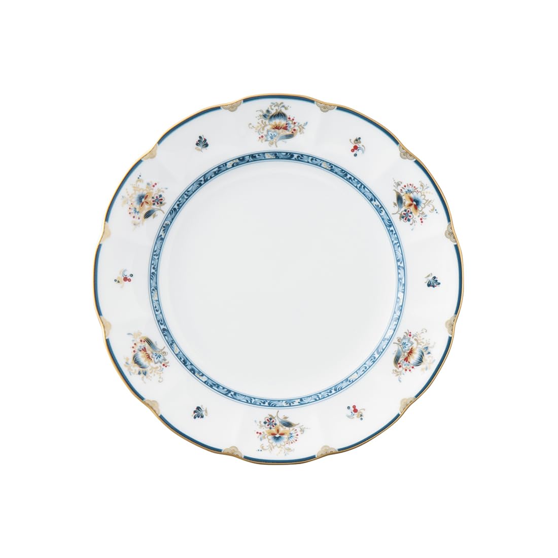 

NARUMI Sharilamoon Plate, 19cm, Retro, Modern, Elegant, Stylish, Cake, Made in Japan, Gift Boxed, 8661-1138J