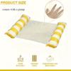 4-in-1 Colorful PVC Water Hammock with Pump - Versatile Pool Float, Saddle, and Lounge Chair for Travel and Home Pool Time