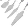 5pcs Stainless Steel Pigment Scraper Painting Knife Set for Drawing Board or Palette