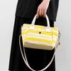 All-match Ladies Shoulder Bag Aesthetic Design Striped Canvas Bag