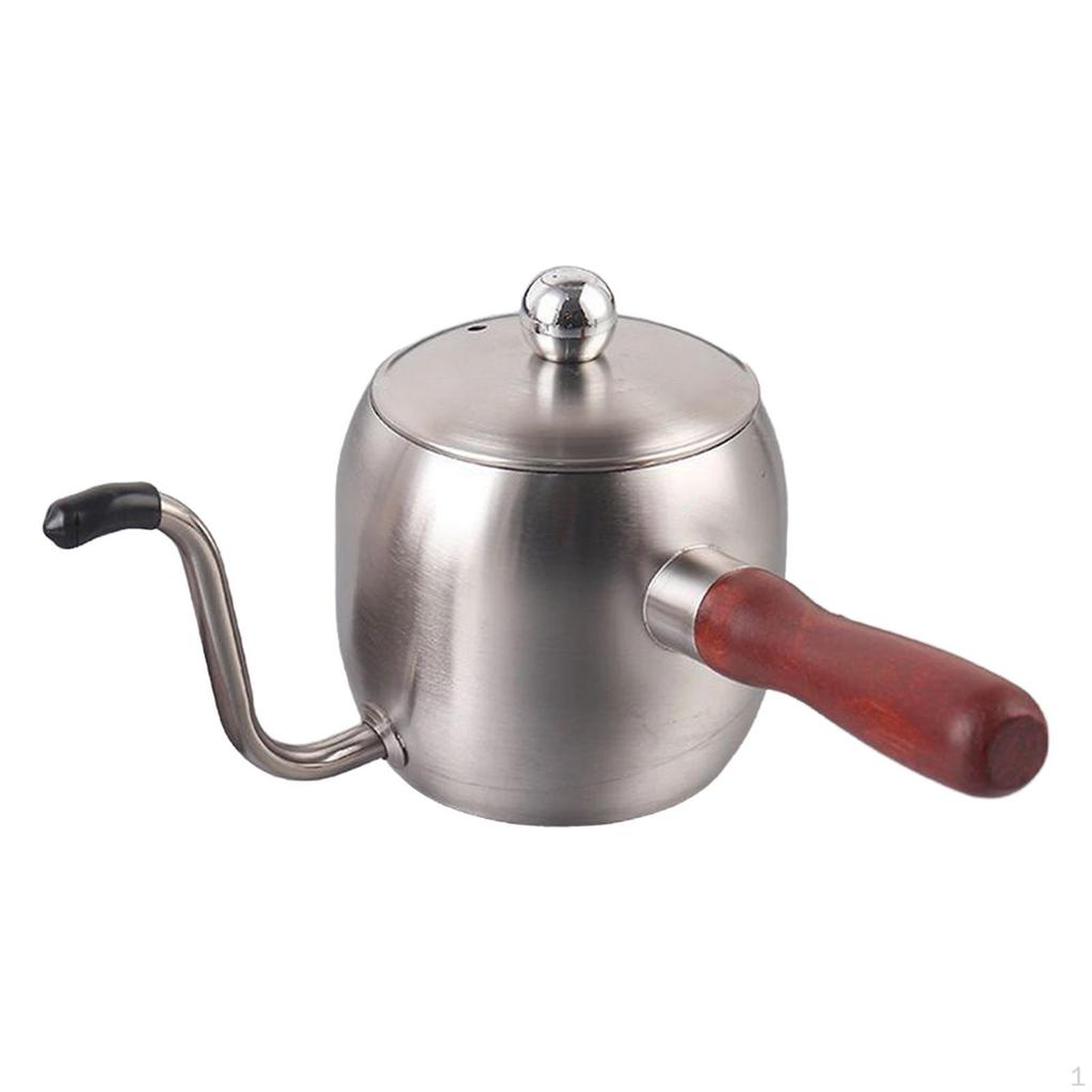 Elegant Stainless Steel Pour Over Kettle 500ml for Home