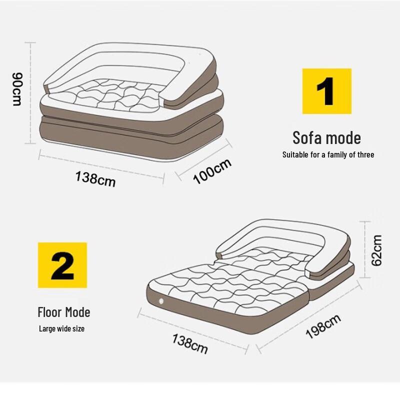 TAN XIAN ZHE Outdoor Portable Inflatable Air Mattress