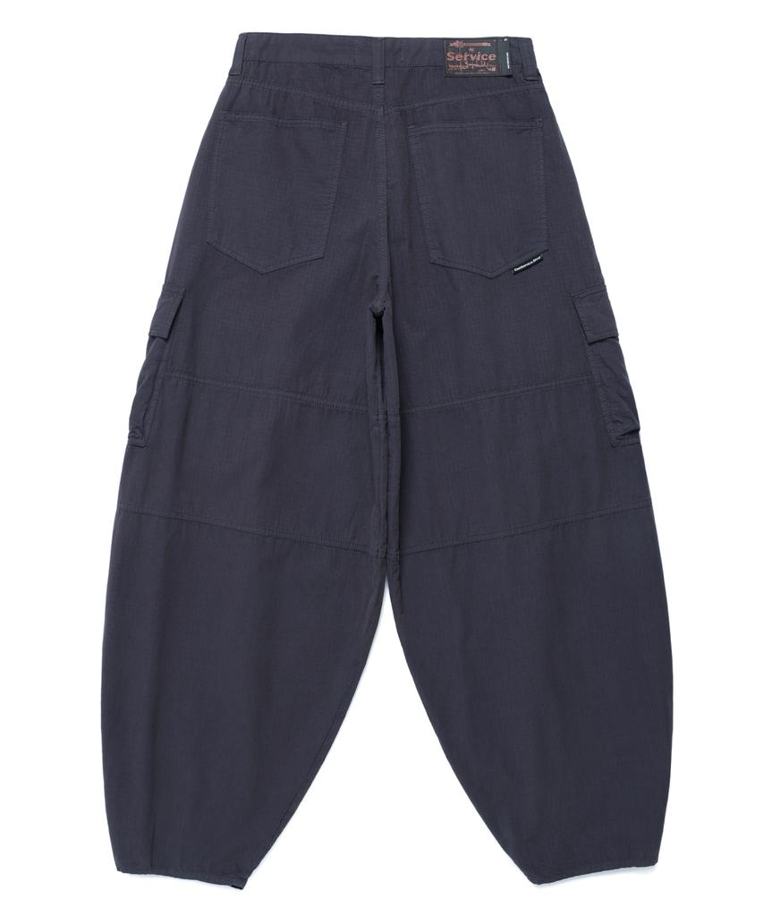 Iseuteuseobiseusyab Ballon Dyed Cargo Pants - Charcoal