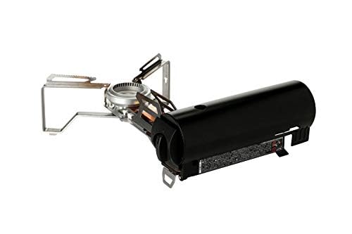 Snow Peak HOME & CAMP Burner (GS-600BK) - Black, Compact Tabletop Gas Stove for Outdoor Camping and Cooking (Includes Sticker)